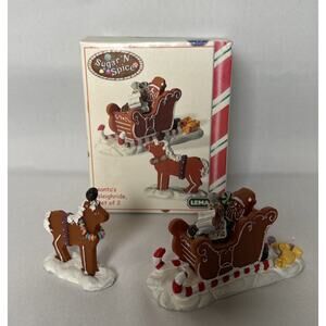Lemax Multicolor Santa's Sleighride Christmas Village 2.28 in.